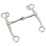 Horse Breaking Bit Stainless Steel 125mm Jointed Mouth Bit Equipment with Turn Cheek for Training In Australia - Darrahopens