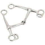 Horse Breaking Bit Stainless Steel 125mm Jointed Mouth Bit Equipment with Turn Cheek for Training In Australia - Darrahopens