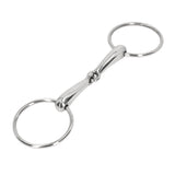 Horse Snaffle Bit Stainless Steel Horse Mouth Bit Jointed Chewing Mouth Roller 135mm In Australia - Darrahopens
