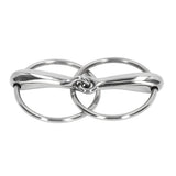 Horse Snaffle Bit Stainless Steel Horse Mouth Bit Jointed Chewing Mouth Roller 135mm