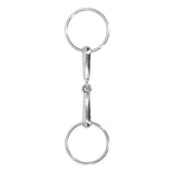 Horse Snaffle Bit Stainless Steel Horse Mouth Bit Jointed Chewing Mouth Roller 135mm