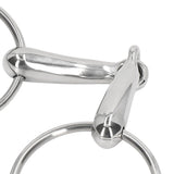 Horse Snaffle Bit Stainless Steel Horse Mouth Bit Jointed Chewing Mouth Roller 135mm