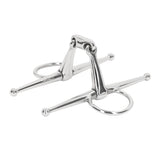 135mm Horse Mouth Bit Stainless Steel Horse Cheek Snaffle for Cultivation Outdoor Gift