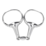 Horse Gag Ring Snaffle Bite Stainless Steel 125mm Loose Oval Link Mouthpiece Horse Training Equipment In Australia - Darrahopens