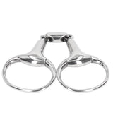 Horse Gag Ring Snaffle Bite Stainless Steel 125mm Loose Oval Link Mouthpiece Horse Training Equipment In Australia - Darrahopens