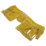 Leather Tool Belt Multiple Pockets Quick Release Buckle Wearproof Portable Leather Tool Belt Apron for Woodworking In Australia - Darrahopens