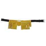 Leather Tool Belt Multiple Pockets Quick Release Buckle Wearproof Portable Leather Tool Belt Apron for Woodworking In Australia - Darrahopens