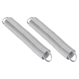 2pcs Electric Fence Spring Gates Stainless Steel 16 Feet Tension Livestock Fence Spring for Pasture
