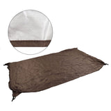 Ping Pong Table Cover Outdoor Waterproof Dustproof Silver Coating Table Tennis Cover for Courtyard Terrace Brown
