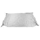 Ping Pong Table Cover Outdoor Waterproof Dustproof Silver Coating Table Tennis Cover for Courtyard Terrace Grey
