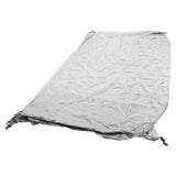 Ping Pong Table Cover Outdoor Waterproof Dustproof Silver Coating Table Tennis Cover for Courtyard Terrace Grey