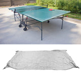Ping Pong Table Cover Outdoor Waterproof Dustproof Silver Coating Table Tennis Cover for Courtyard Terrace Grey