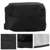 Welding Machine Canopy Waterproof 190T Silver Plated Polyester Taffeta UV Proof Welder Dust Cover for Garden Balcony 50x25x31cm/19.7x9.8x12.2in Black
