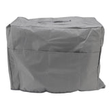 Welding Machine Canopy Waterproof 190T Silver Plated Polyester Taffeta UV Proof Welder Dust Cover for Garden Balcony 50x25x31cm/19.7x9.8x12.2in Grey