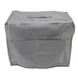 Welding Machine Canopy Waterproof 190T Silver Plated Polyester Taffeta UV Proof Welder Dust Cover for Garden Balcony 47x28x37cm/18.5x11.0x14.6in Grey
