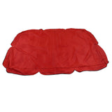 Outdoor Swing Canopy Silver Coated Oxford Cloth Waterproof Swing Chair Top Cover for Garden Sun Shade Accessory Red In Australia - Darrahopens