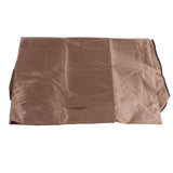 Outdoor Swing Canopy Silver Coated Oxford Cloth Waterproof Swing Chair Top Cover for Garden Sun Shade Accessory Brown In Australia - Darrahopens