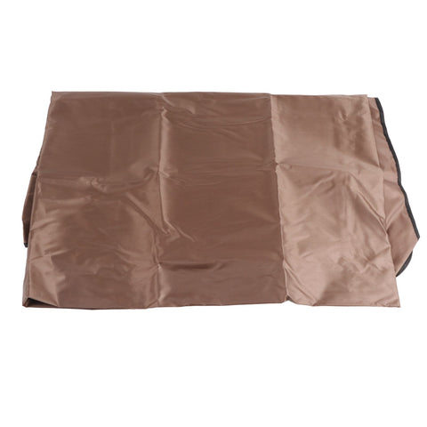 Outdoor Swing Canopy Silver Coated Oxford Cloth Waterproof Swing Chair Top Cover for Garden Sun Shade Accessory Brown In Australia - Darrahopens