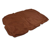 Outdoor Swing Canopy Silver Coated Oxford Cloth Waterproof Swing Chair Top Cover for Garden Sun Shade Accessory Brown In Australia - Darrahopens