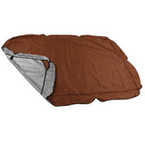 Outdoor Swing Canopy Silver Coated Oxford Cloth Waterproof Swing Chair Top Cover for Garden Sun Shade Accessory Brown In Australia - Darrahopens