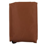 Outdoor Swing Canopy Silver Coated Oxford Cloth Waterproof Swing Chair Top Cover for Garden Sun Shade Accessory Brown