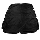 Outdoor Swing Canopy Silver Coated Oxford Cloth Waterproof Swing Chair Top Cover for Garden Sun Shade Accessory Black In Australia - Darrahopens