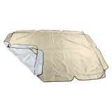 Outdoor Swing Canopy Waterproof Porch Top Cover Replacement UV Proof for Patio Yard Chair Beige In Australia - Darrahopens