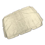 Outdoor Swing Canopy Waterproof Porch Top Cover Replacement UV Proof for Patio Yard Chair Beige