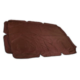 Outdoor Swing Canopy Waterproof Porch Top Cover Replacement UV Proof for Patio Yard Chair Brown