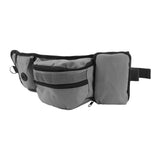 Pet Training Waist Pouch Bag Polyester Multiple Pockets Removable Snack Bag for Outdoor Grey In Australia - Darrahopens