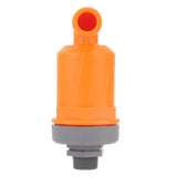 Orange Automatic Air Vent Valve High Hardness Great Flowing Rate PP Exhaust Vent Valve Top G1/2 Bottom G1 Fast Type 6632A PP