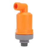 Orange Automatic Air Vent Valve High Hardness Great Flowing Rate PP Exhaust Vent Valve Top G1/2 Bottom G1 Fast Type 6632A PP