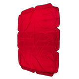 Swing Canopy Replacement Silver Coated Oxford Cloth Waterproof Swing Chair Canopy Cover for Outdoor Garden Balcony Red