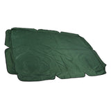 Swing Canopy Replacement Silver Coated Oxford Cloth Waterproof Swing Chair Canopy Cover for Outdoor Garden Balcony Dark Green