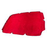 Swing Canopy 600D Silver Coated Oxford Cloth Waterproof Swing Top Cover for Outdoor Red