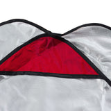 Swing Canopy 600D Silver Coated Oxford Cloth Waterproof Swing Top Cover for Outdoor Red