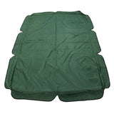 Swing Canopy 600D Silver Coated Oxford Cloth Waterproof Swing Top Cover for Outdoor Dark Green