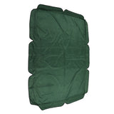 Swing Canopy 600D Silver Coated Oxford Cloth Waterproof Swing Top Cover for Outdoor Dark Green