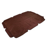 Swing Canopy 600D Silver Coated Oxford Cloth Waterproof Swing Top Cover for Outdoor Brown