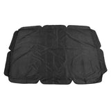 Swing Canopy 600D Silver Coated Oxford Cloth Waterproof Swing Top Cover for Outdoor Black In Australia - Darrahopens