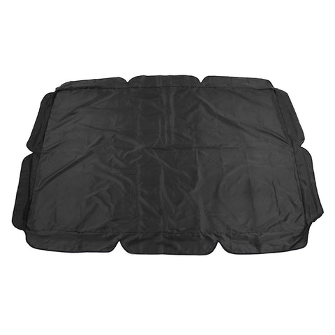 Swing Canopy 600D Silver Coated Oxford Cloth Waterproof Swing Top Cover for Outdoor Black In Australia - Darrahopens