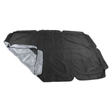 Swing Canopy 600D Silver Coated Oxford Cloth Waterproof Swing Top Cover for Outdoor Black In Australia - Darrahopens