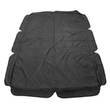 Swing Canopy 600D Silver Coated Oxford Cloth Waterproof Swing Top Cover for Outdoor Black In Australia - Darrahopens