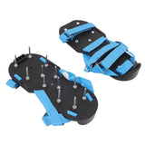 Lawn Aerator Shoes Garden Scarifier Shoes Soil Aeration Spike Shoes for Patio Yard Grassland Blue In Australia - Darrahopens