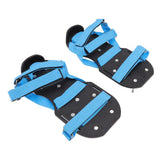 Lawn Aerator Shoes Garden Scarifier Shoes Soil Aeration Spike Shoes for Patio Yard Grassland Blue