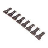 8Pcs Brick Hook Clips Steel Brick Hanger Fits Standard Size Bricks 2 1/4 Inch to 2 3/8 Inch in Height