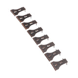 8Pcs Brick Hook Clips Steel Brick Hanger Fits Standard Size Bricks 2 1/4 Inch to 2 3/8 Inch in Height