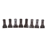 8Pcs Brick Hook Clips Steel Brick Hanger Fits Standard Size Bricks 2 1/4 Inch to 2 3/8 Inch in Height