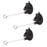 3 Pcs Bird Feeder Wall Hanger Window Suction Cup with Hanger Hook for Wind Chimes Plant