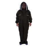 All in One Green Beekeeping Suit Ventilated Breathable Polyester Full Body Protective Beekeeper Clothes